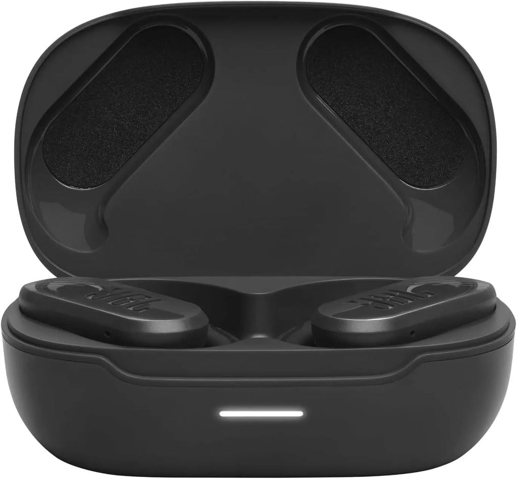 JBL Endurance Peak 3 Dust and Water Proof True Wireless Active Earbuds, JBL Pure Bass Sound, 50H Battery Hours, 4-Mic Technology, Powerhook Design - Black, JBLENDURPEAK3BLK, Standard