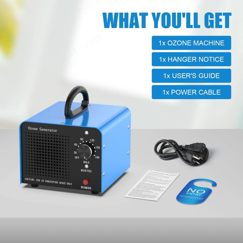 0zone Generator, 30000mg/h 0zone Machine Ionizer for Home/Basement/Smoke/Pet Room