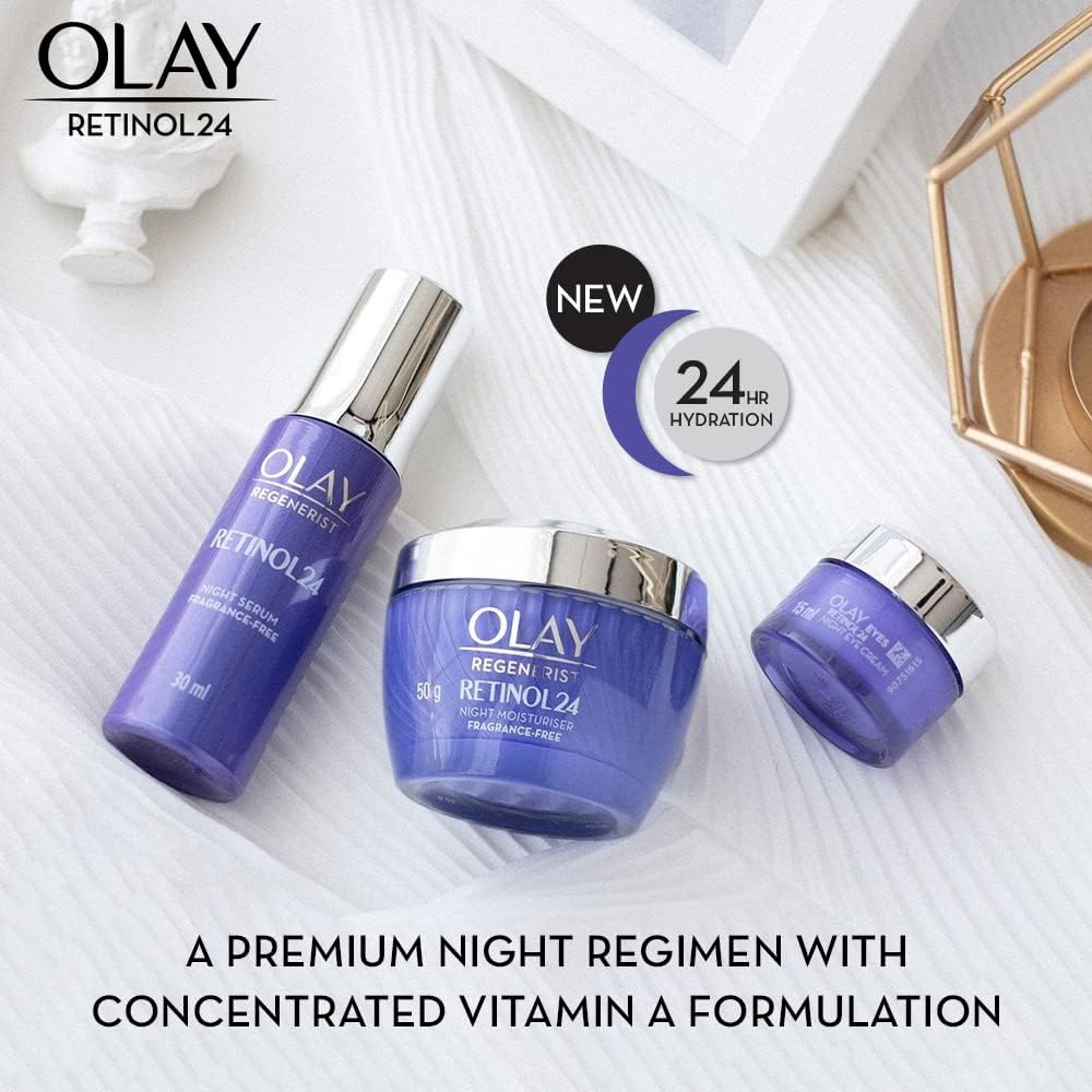 OLAY Night Serum: Regenerist Retinol 24 Serum, 30Ml