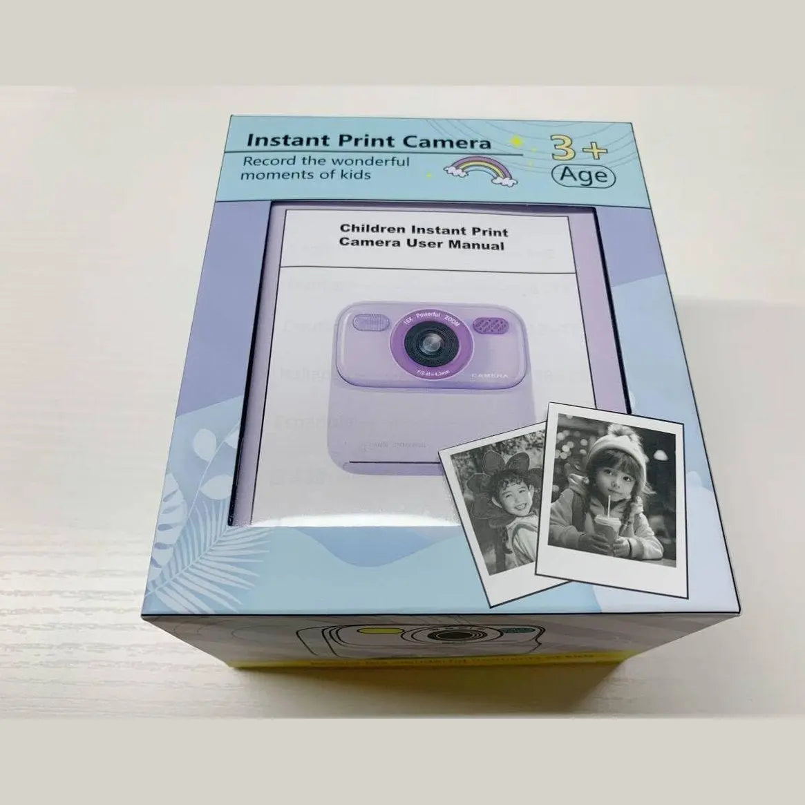 Masterbee Instant Camera, Kids Gift, 3-12 Years, Purple