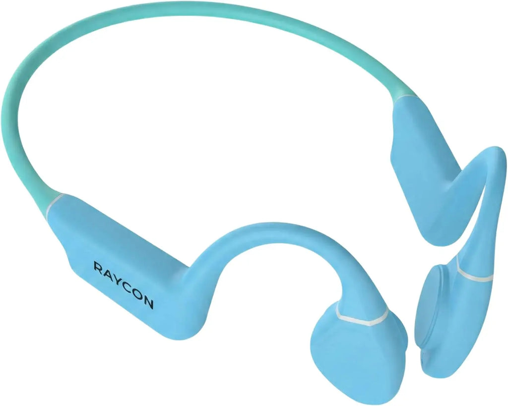 Raycon Bone Conduction Headphones, Open-Ear Bluetooth Sports Earbuds with Mic, IP68 Water Resistant Headset for Workout and Running, 13hr Playtime (Mint)