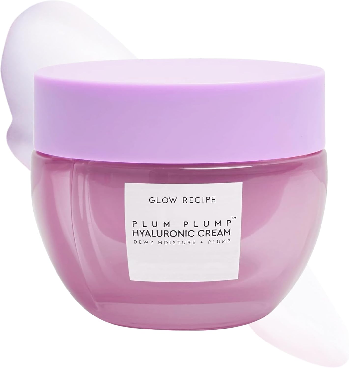 Glow Recipe Plum Plump Hyaluronic Acid Moisturizer Face Cream - Hydrating, Firming & Plumping Face Moisturizer for Dry Skin - Vegan Skin Care with Polyglutamic Peptides to Lock-In Moisture (50ml)