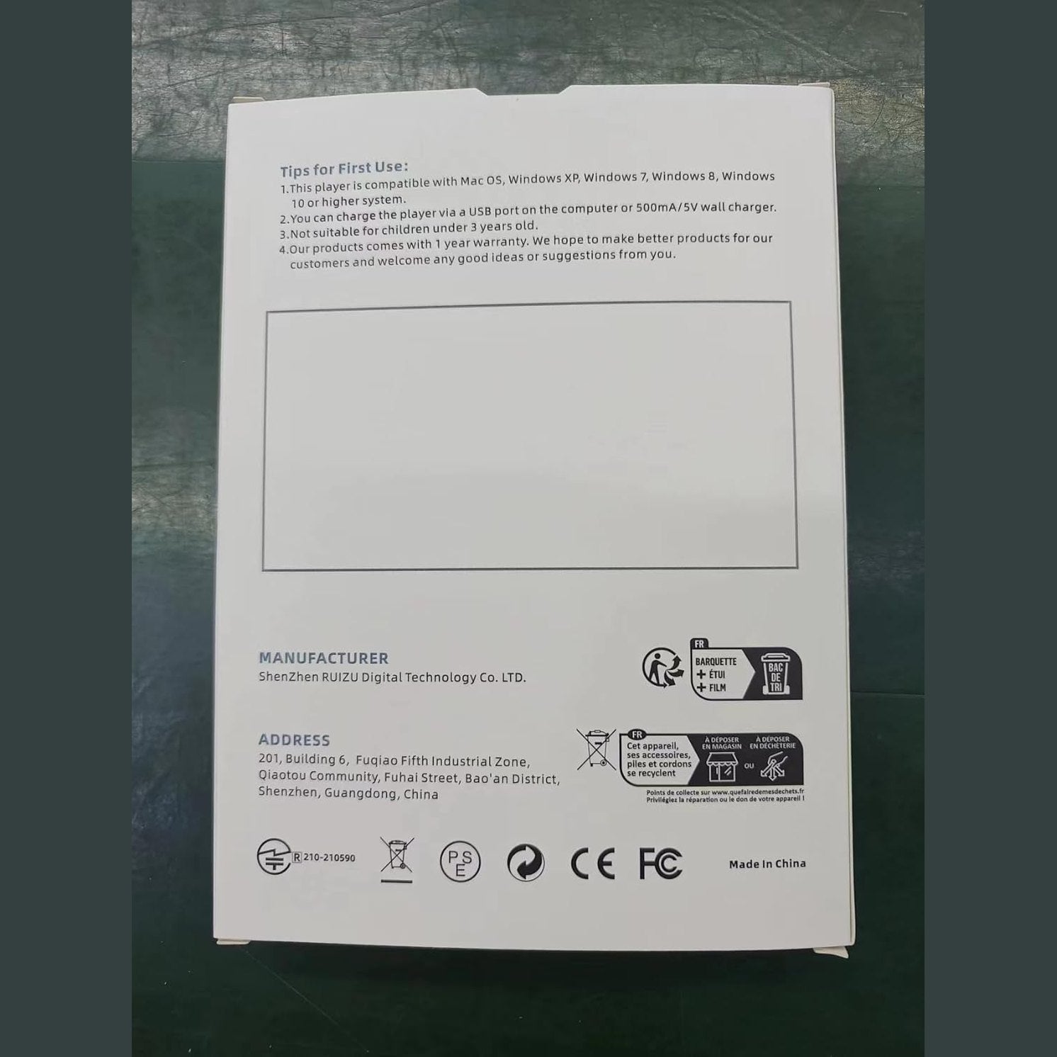 64GB Bluetooth 5.3 MP3 Player, Children's Portable Music Player 2.8 Inch Touch Screen with Voice Recorder, FM Radio, Pedometer, Folder, Random Play, Support 128GB Micro SD Card