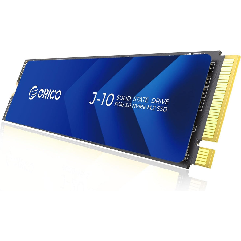 ORICO NVMe M.2 1T PCIe Gen3.0x4 2280, 3D NAND Internal SSD with Heatsink, up to 3100MB/s, Internal Solid State Drive for PC/Console Games and Video Editing-J10