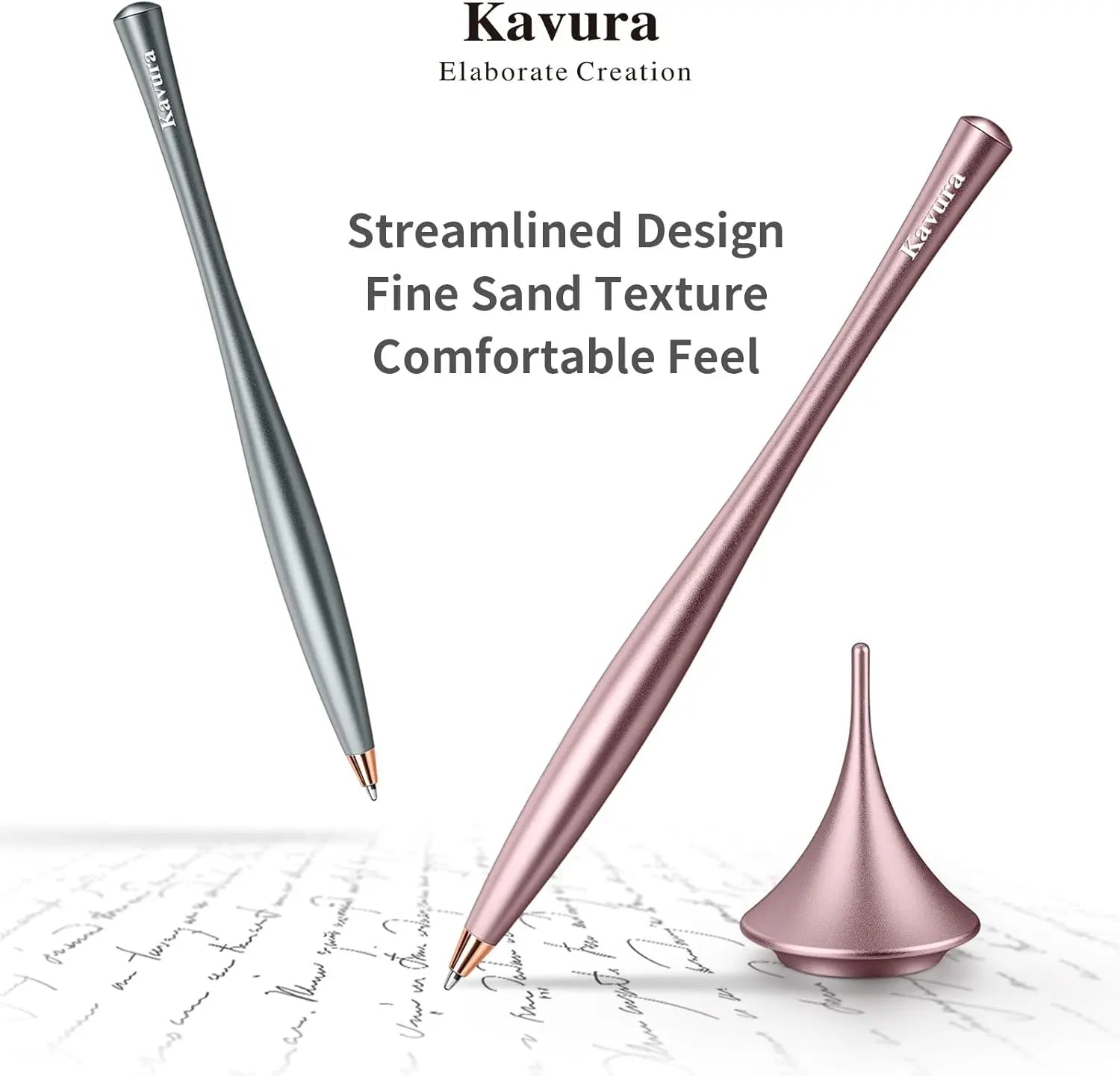 Metal Gravity Spinner Pen – Crafted with Japanese Precision, Anodized for a Sleek Metallic Finish – Relieves Stress & Sparks Creativity – Elegant Gift for Professionals and Graduates (Pink)
