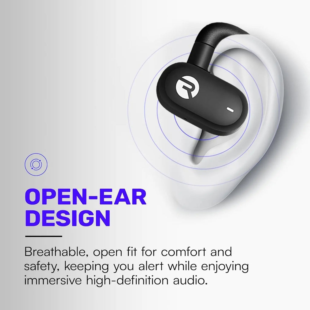 Raycon Open Earbuds – True Wireless Open Ear Bluetooth Headphones, Hook Design, IPX5 Water Resistant, 40 Hours of Battery Life (Mint)