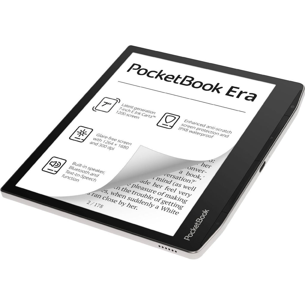 PocketBook 700 Era Silver ebook reader Touchscreen 16 GB Black Silver