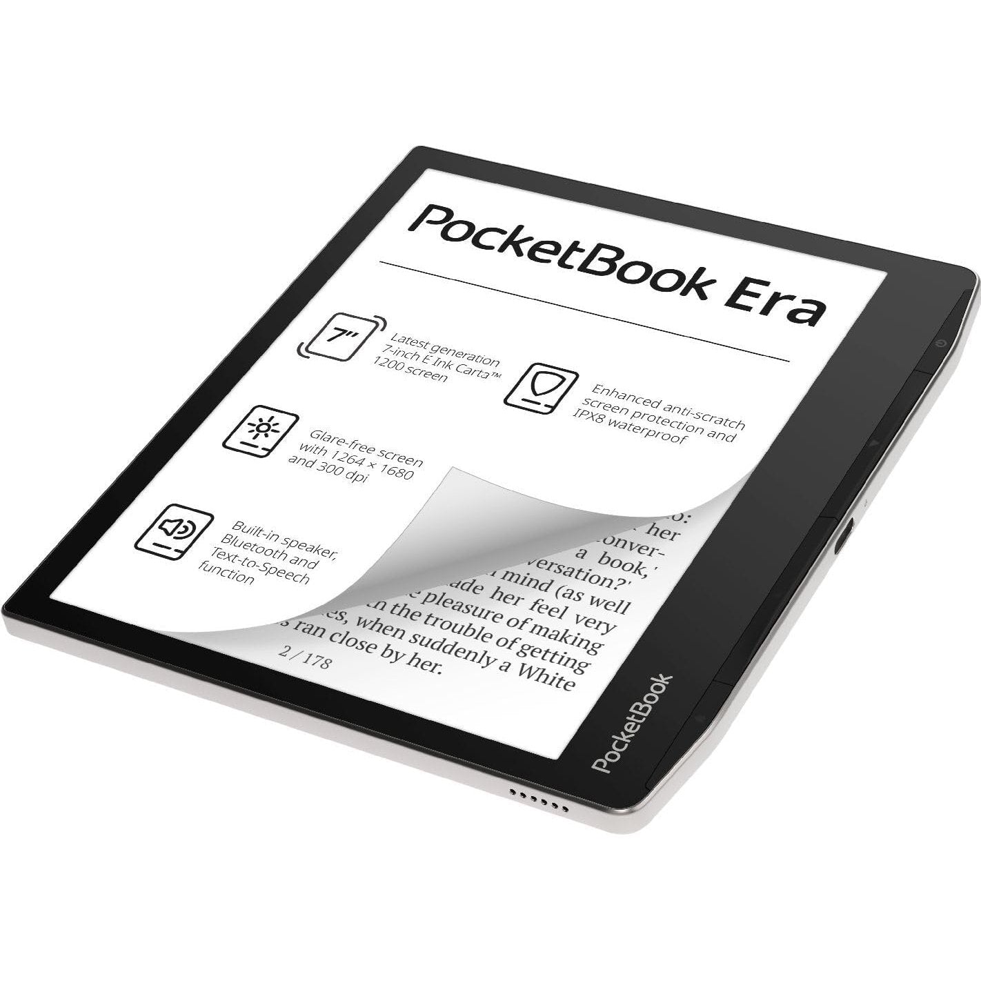 PocketBook 700 Era Silver ebook reader Touchscreen 16 GB Black Silver