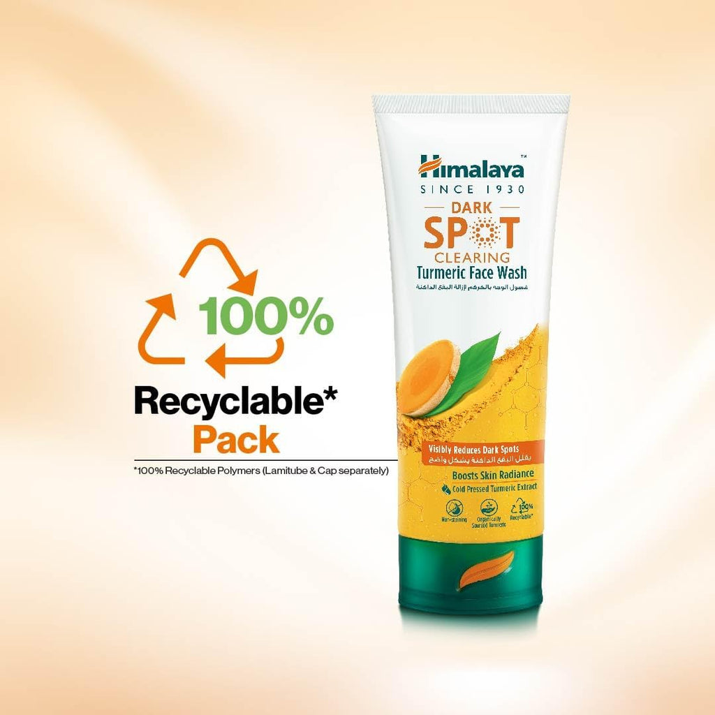Himalaya Since 1930 Dark Spot Clearing Turmeric Face Wash | Visibly Reduces Dark Sports & Boosts Skin Radiance – 100ml