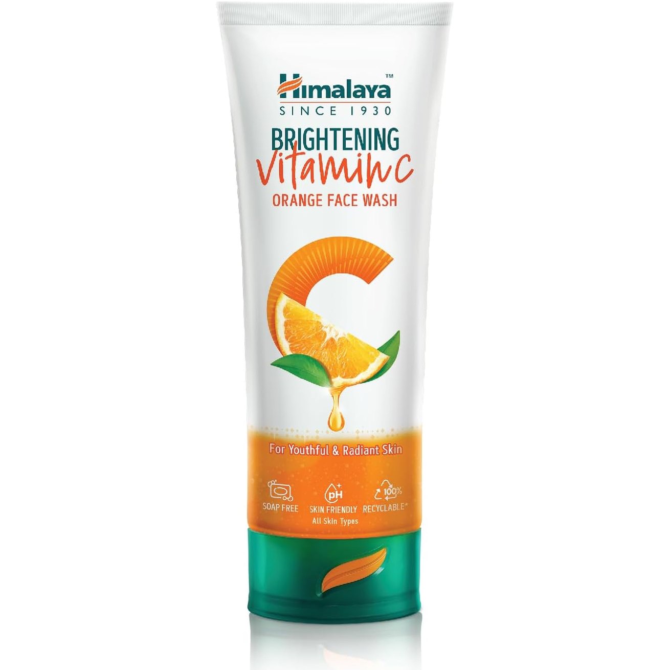 Himalaya Since 1930 Brightening Vitamin C Orange Face Wash – 100ml | Radiance & Glow for Dull Skin