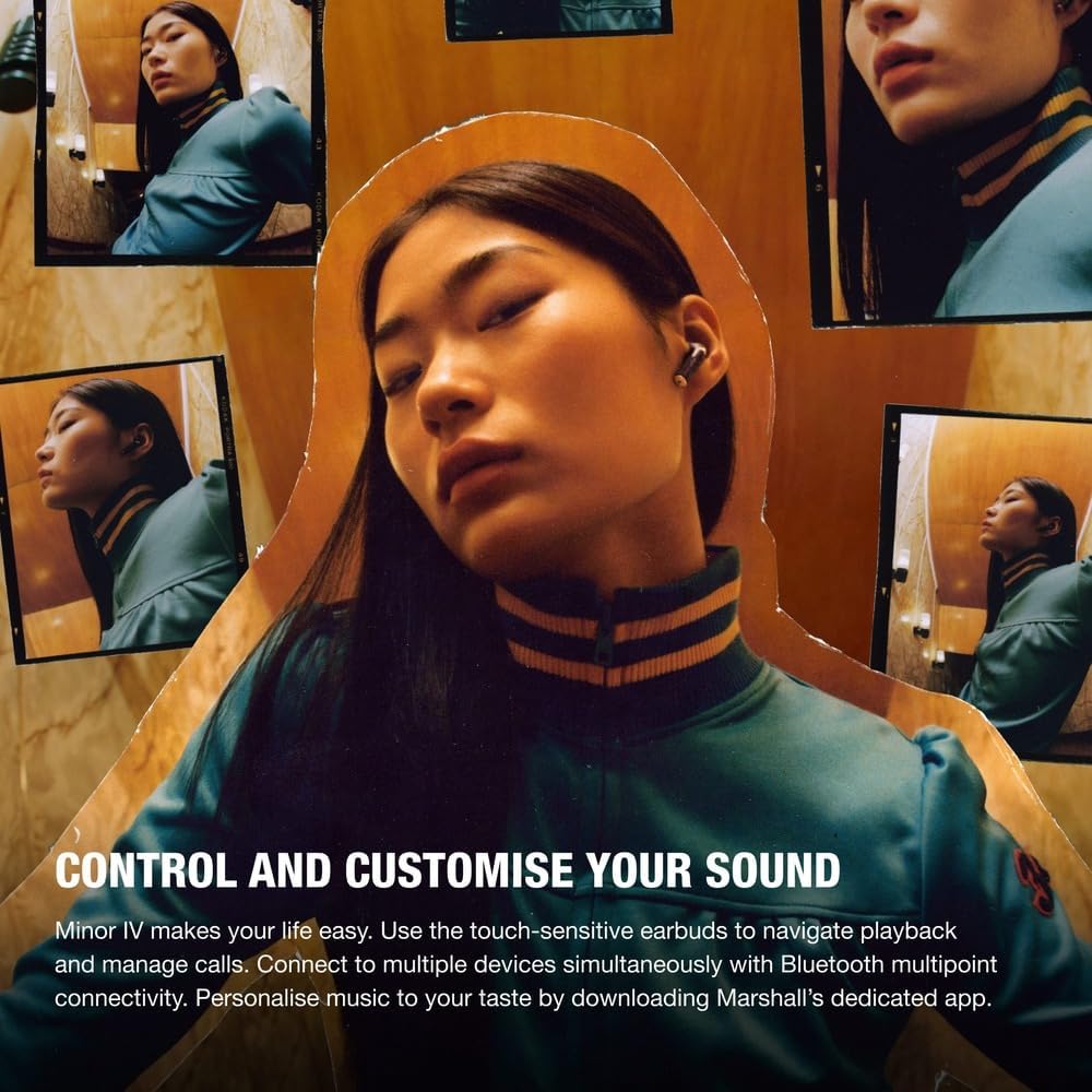 MARSHALL MINOR IV BLUETOOTH ANC EARBUDS - BLACK