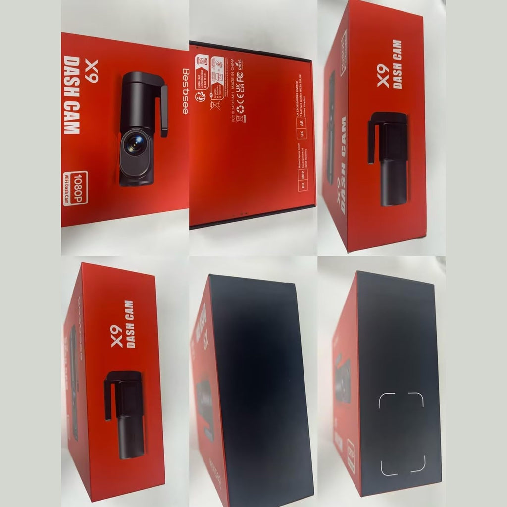 BESTSEE Dash Cam Front, 1080P Mini WiFi DashCam for Cars, Car Camera Dash with 0.96" mini screen Parking Monitor, Super Night Vision, 170° Wide Angle, App Control, G-Sensor, Easy Installation