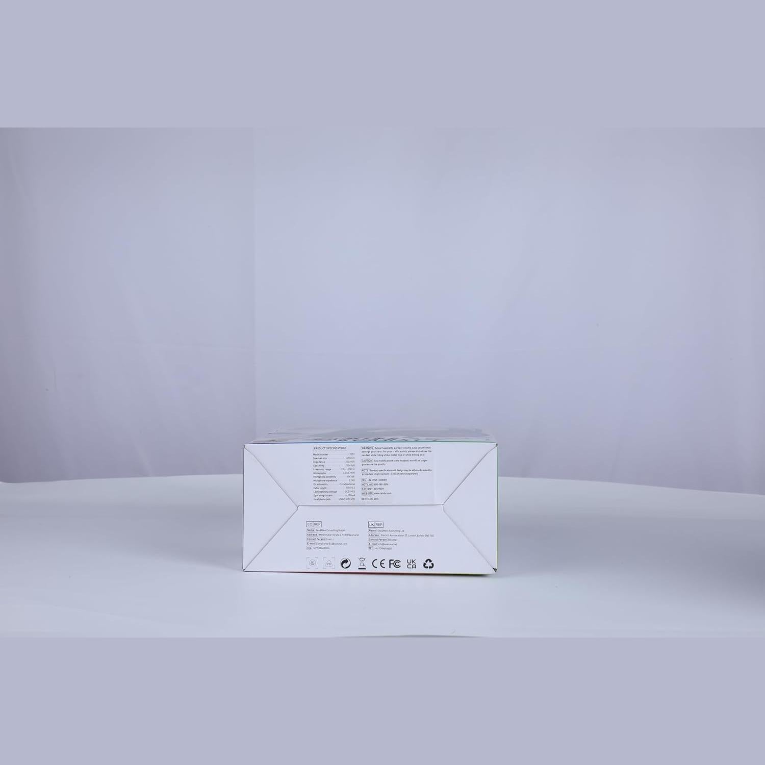 Tatybo Gaming Headset for Ps5 Ps4 Xbox Series X/S, Wired Gaming Headphones for Switch Xbox One PC Stereo Surround Sound Noise Cancelling Mic LED Lights