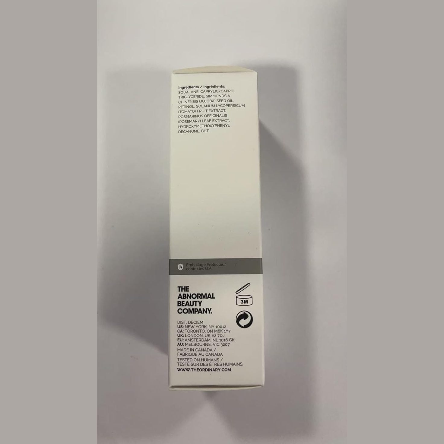 The Ordinary Retinol 0.2% In Squalane - 30Ml