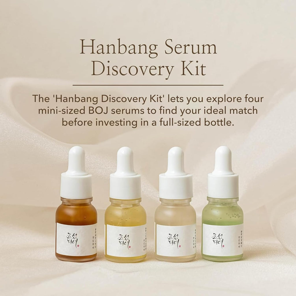 Beauty of Joseon Hanbang Serum Discovery Kit Gift Set Korean skincare for men and women, 10ml each, 4 serums Kit