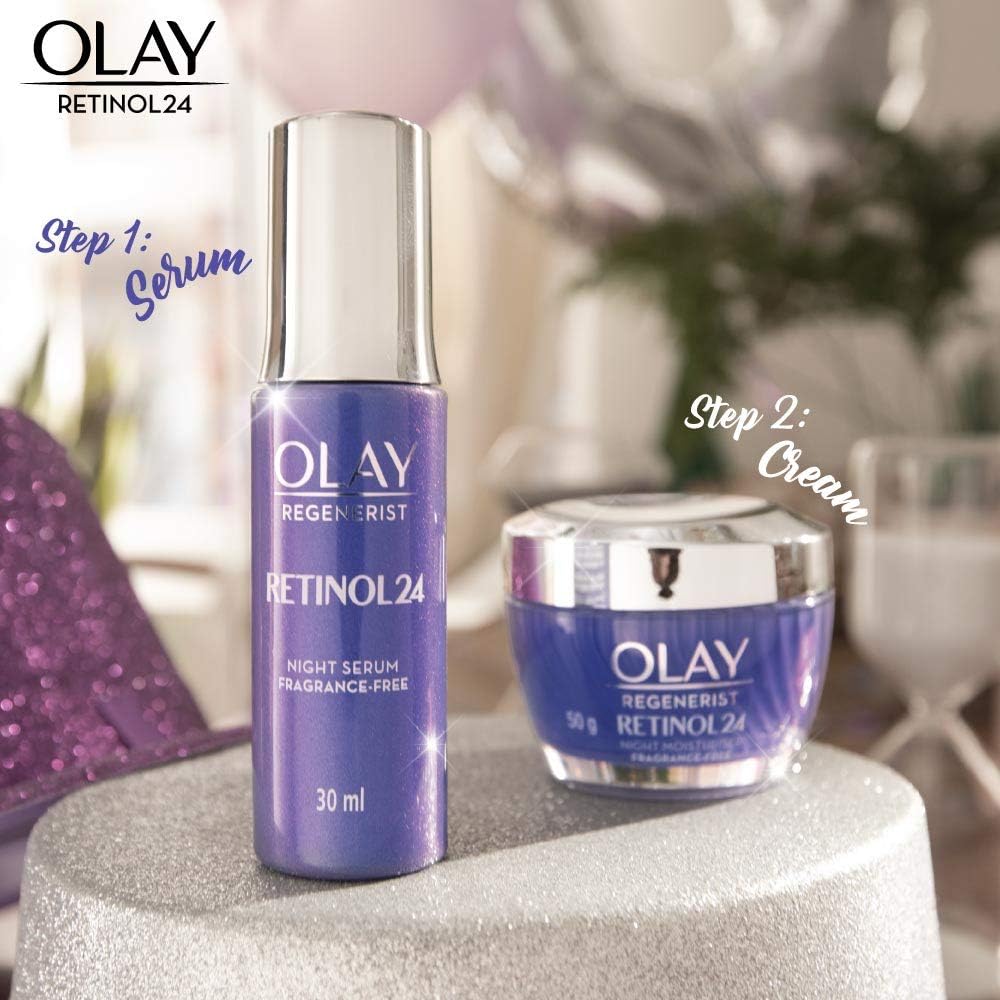 OLAY Night Serum: Regenerist Retinol 24 Serum, 30Ml
