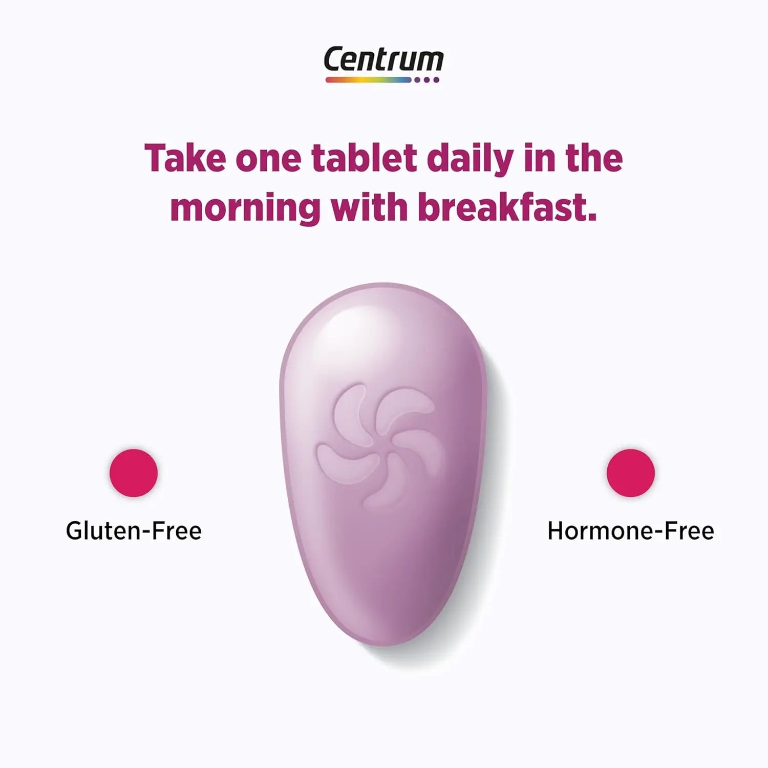 Centrum Complete Multivitamin Supplement + Hot Flash Support Menopause Support Tablets, with Clinically Studied geniVida, 30 Count