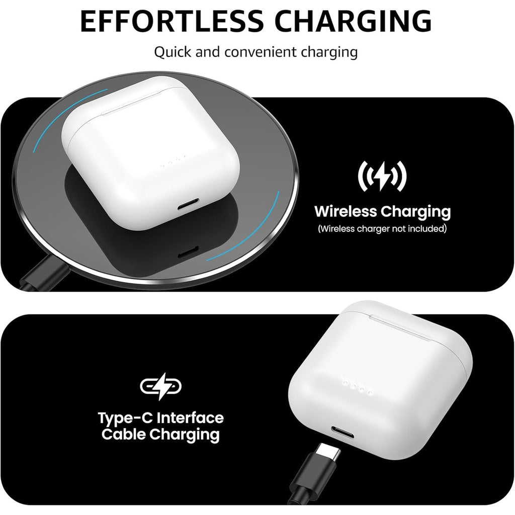 TOZO T6 Mini Wireless Bluetooth Headphones, Wireless Earbuds Erogonomic Design Sport 50H, IPX8 Wireless Bluetooth Headset EQ Personalized by App