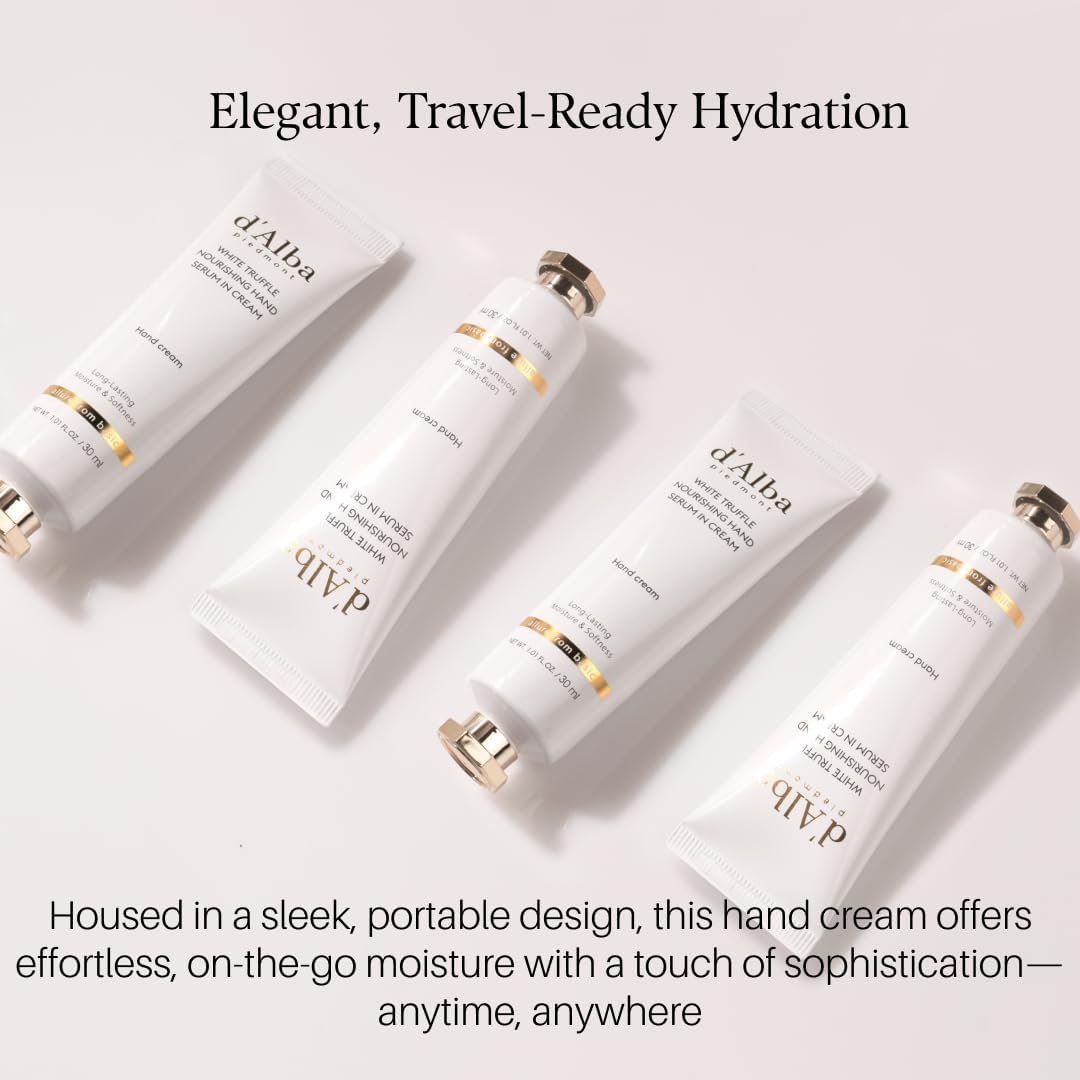d'Alba White Truffle Nourishing Hand Serum in Cream