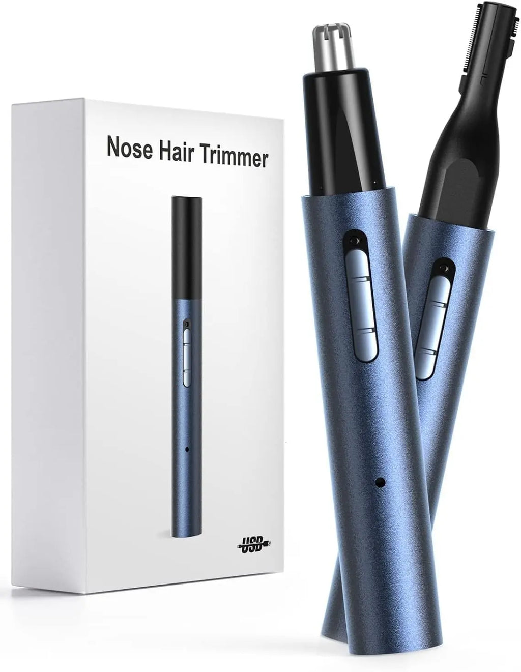 2025 Rechargeable Nose & Ear Hair Trimmer, 5 in 1 Rechargeable USB Trimmer for Men & Women, Facial & Eyebrow Hair Removal Tool, Powerful Motor, Painless, Easy to Clean, IPX7 Waterproof