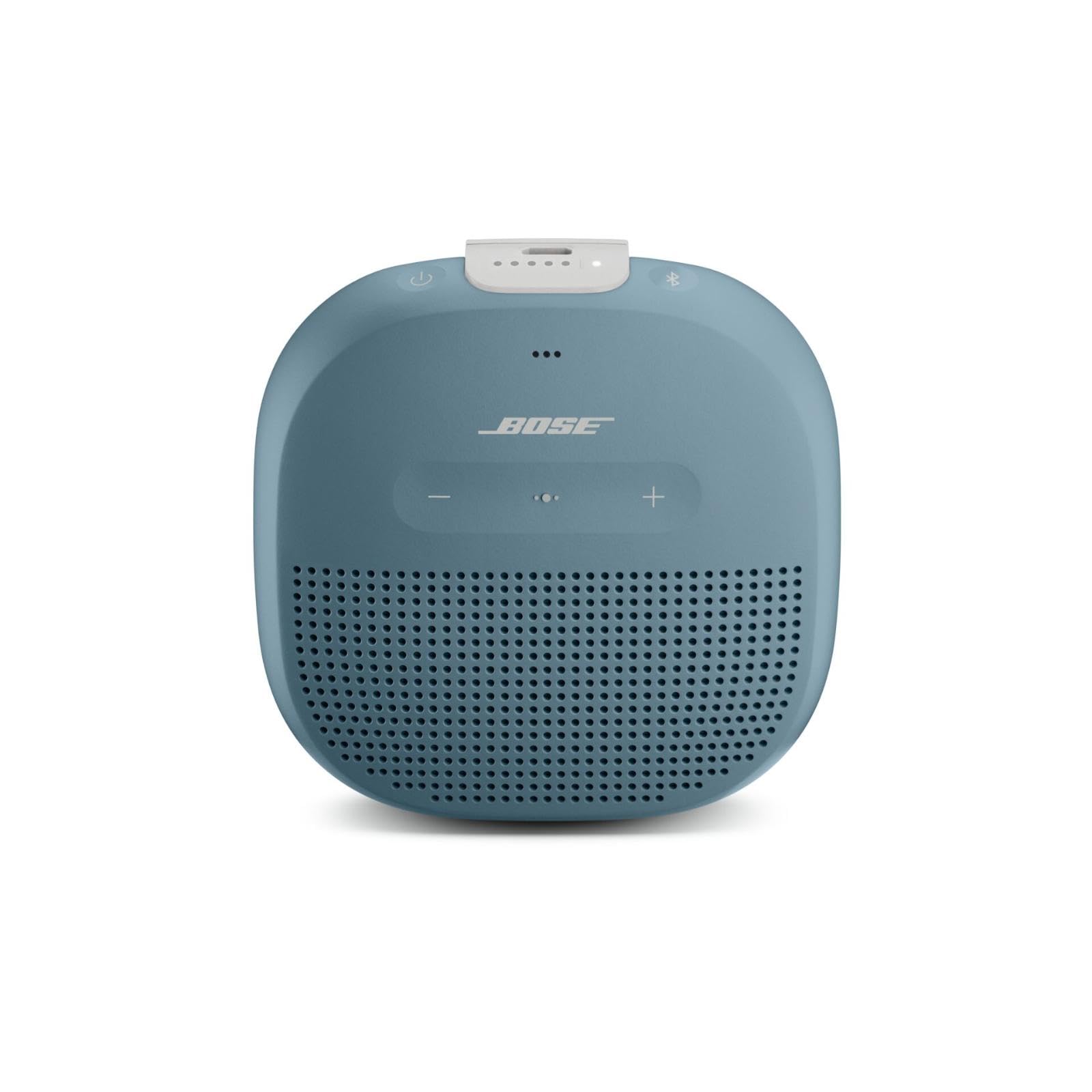 Bose SoundLink Micro Bluetooth Speaker: Small Portable Waterproof Speaker with Microphone, White