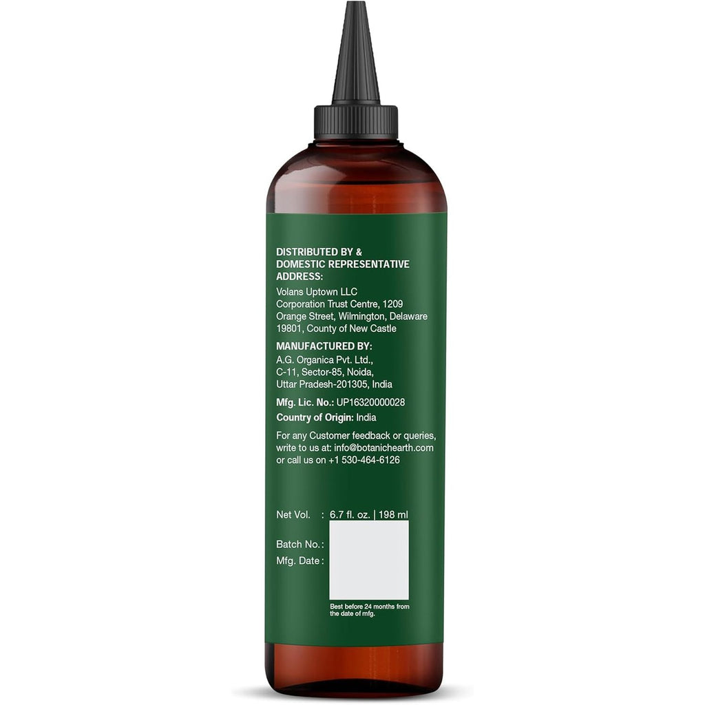 Botanic Hearth Tea Tree Oil for Hair | 200 ML |With Argan, Jojoba & Grapeseed Oils | Soothes Itchy Scalp & Fights Dandruff | Non GMO Verified |