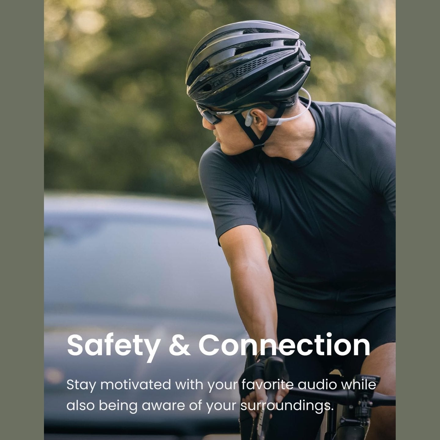 SHOKZ OpenRun Wireless Bone Conduction Headphones, [England Athletics Recommended] Open-Ear Bluetooth Earphones with Mic, Waterproof Sports Headset with 8H Playtime for Running Workout(Lunar Grey)