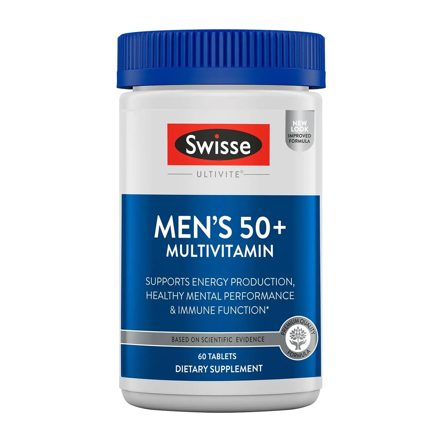 Swisse Daily Multivitamin for Women | 47 Vitamins, Antioxidants and Minerals + Adaptogens | Energy, Stress & Immune Support | Womens Multivitamin Supplement | 120 Tablets / 4 Months Supply