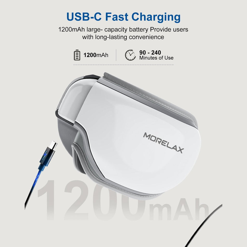 Eye Massager with Heat, Eye Care Face Massager, Heated Eye Mask with Bluetooth Music, Eye Machine for Relax Eye Strain Dark Circle Eye Bags, Gifts for Men/Women