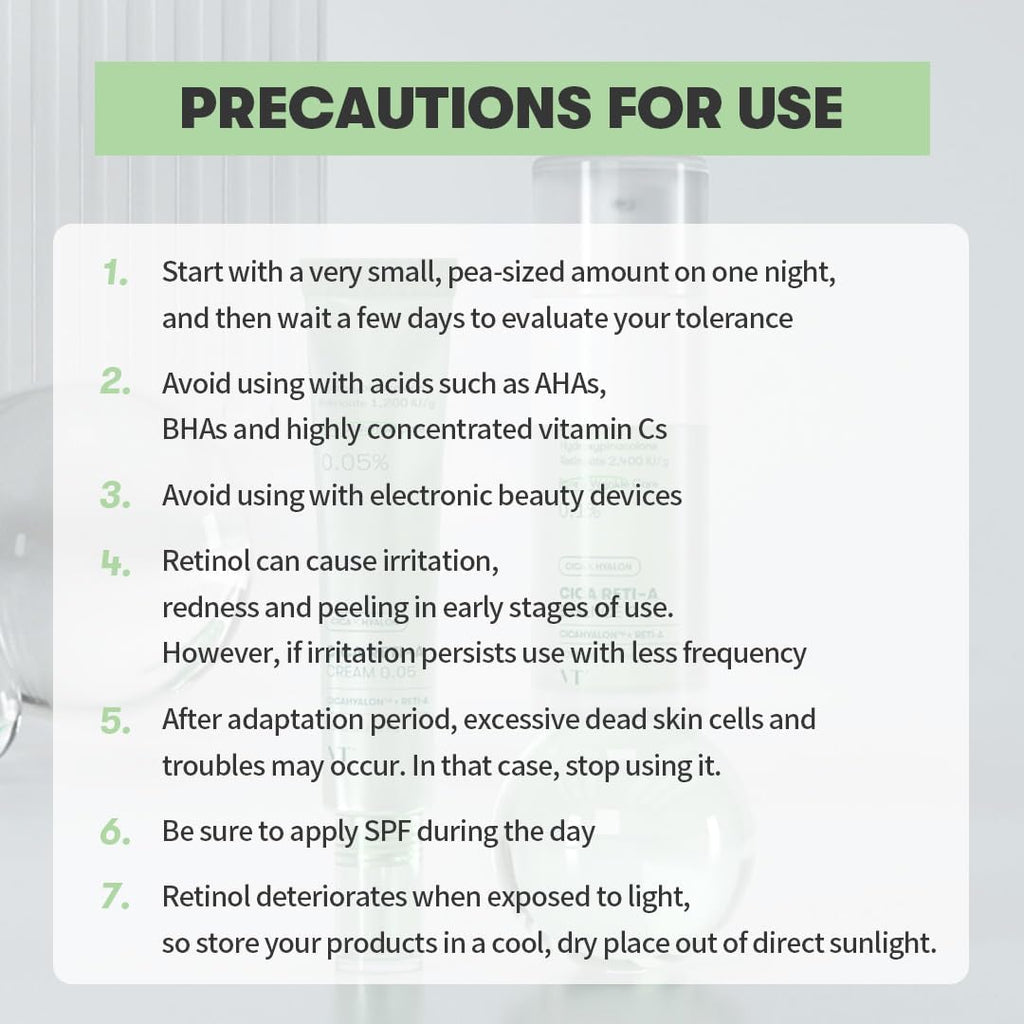 VT COSMETICS Cica Reti-A Retinol Essence 0.1 Skin Balancing Essence For Sensitive Skin 1.01 fl oz