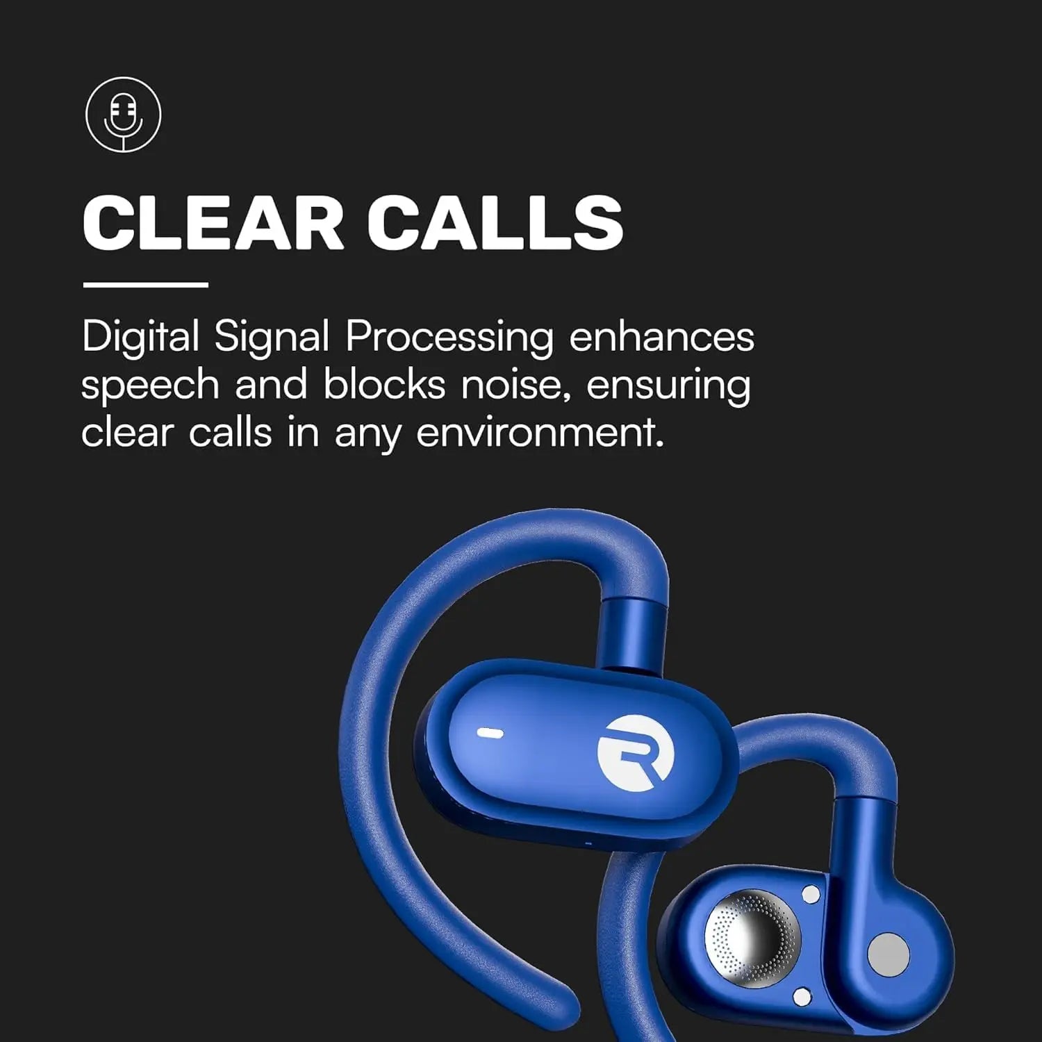 Raycon Open Earbuds – True Wireless Open Ear Bluetooth Headphones, Hook Design, IPX5 Water Resistant, 40 Hours of Battery Life (Mint)