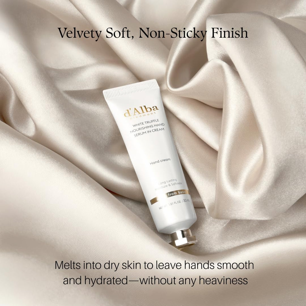 d'Alba White Truffle Nourishing Hand Serum in Cream