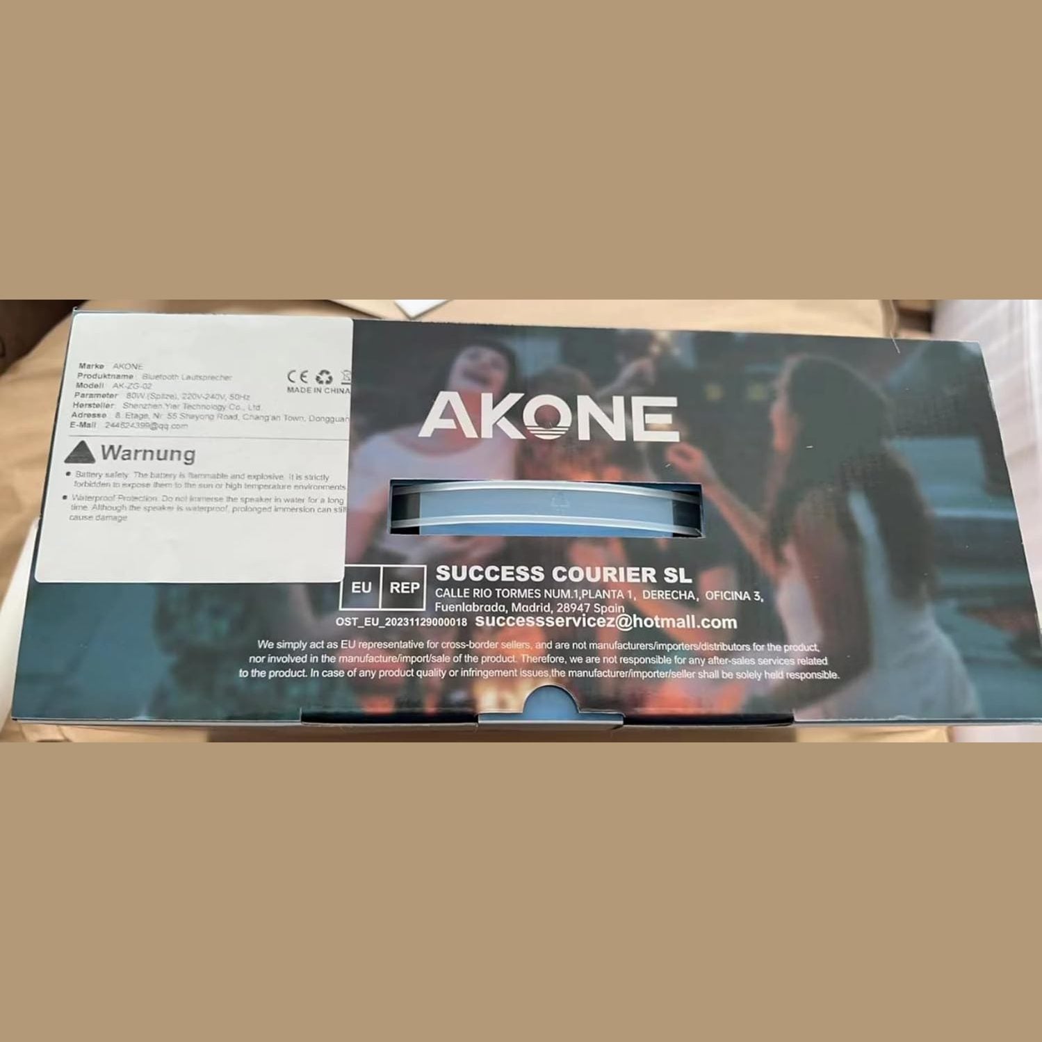 AKONE Portable Bluetooth Speaker, 80W Peak Wireless Outdoor Speaker with LED Light, Deep Bass, 20 Hour Playtime, IP67 Waterproof Bluetooth Speaker, Loud Party Speakers for Camping, Beach, Garage