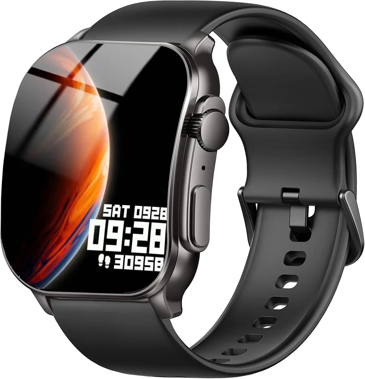 Poounur Smart Watch for Men Women(Answer/Make Calls), 1.95" HD Smartwatch, Fitness Tracker with 120+ Sport Modes, IP68 Waterproof, Heart Rate/Sleep/Step Monitor