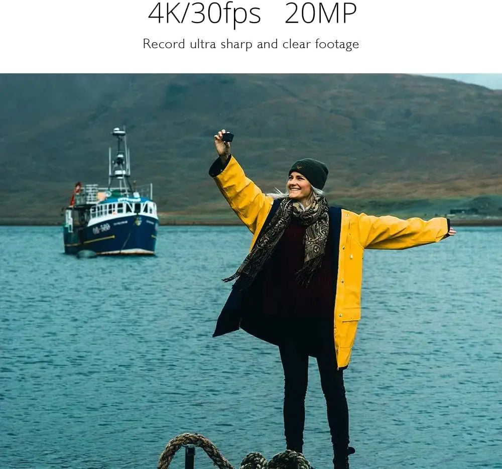 AKASO EK7000 Pro 4K Action Camera with Touch Screen EIS 131ft Waterproof Camera Remote Control Underwater Camera with Helmet Accessories Kit