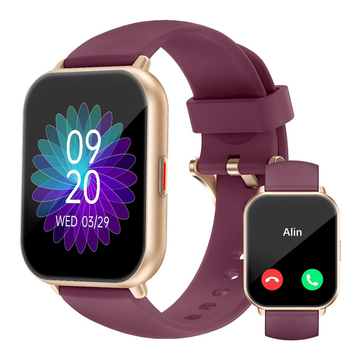 RUIMEN Smart Watch Answer Dial Call,Smart Watches for Women Men HD Touch Screen Fitness watch with SpO2-Monitor Heart Rate Sleep Monitor Pedometer Watch Multi Sports Mode for Android iOS