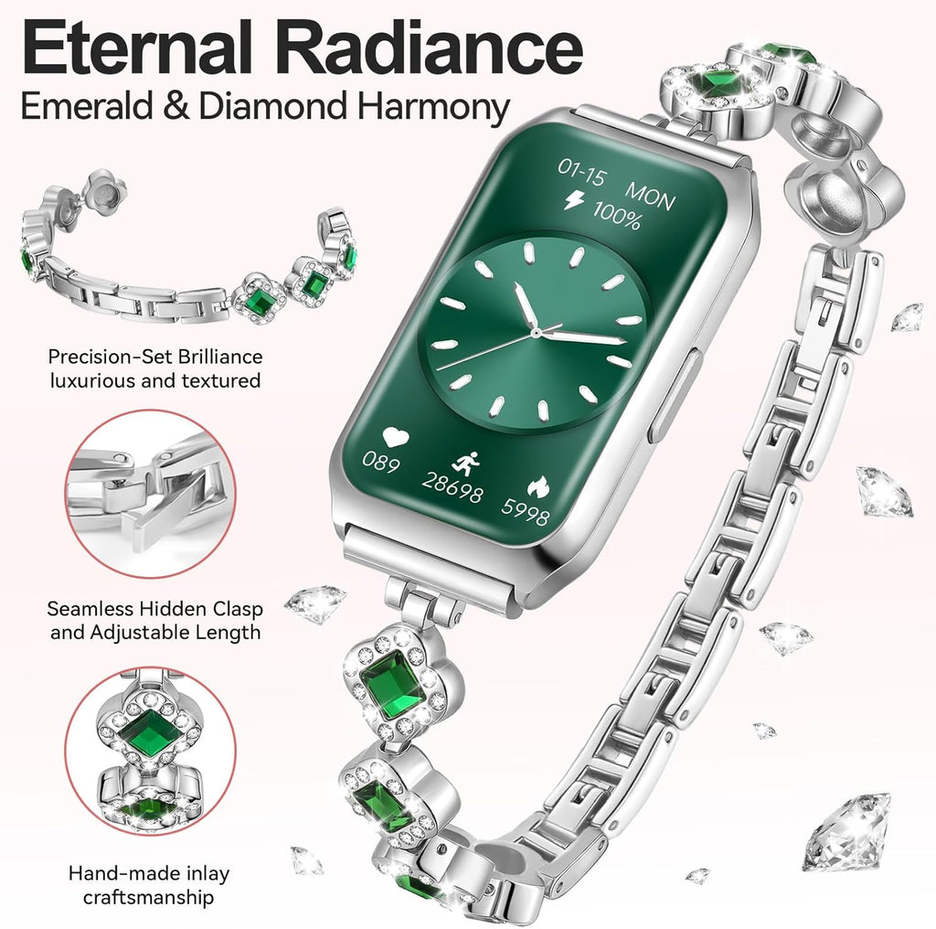 Homailida Smartwatch for Women with Make/Answer Calls, 1.47" HD Display Waterproof Fitness Smart Watch with Heart Rate Sleep Monitor Sports Modes Activity Tracker for iOS Android