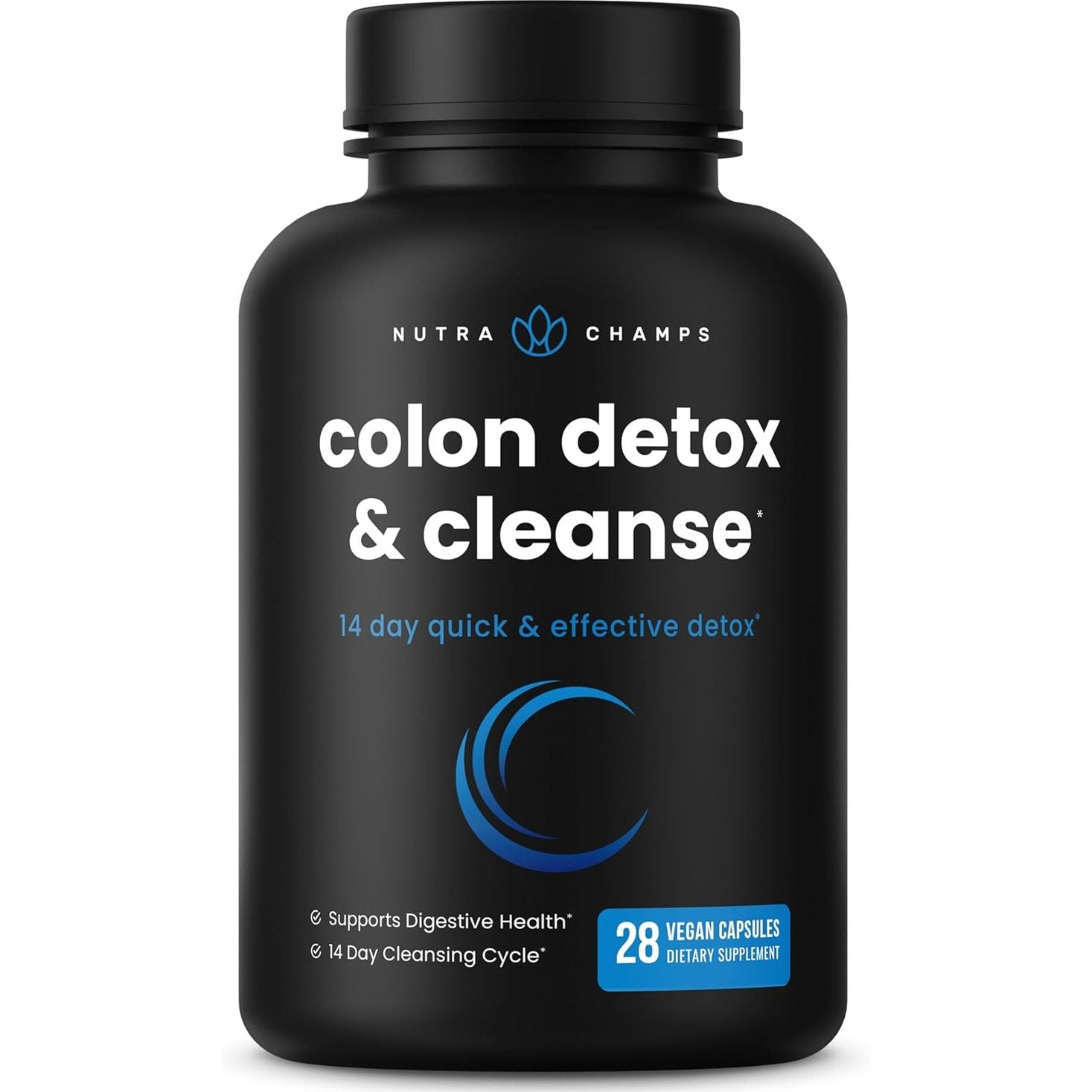 NutraChamps Colon Cleanse & Detox for Weight Loss [14 Day Quick Cleanser] Safe & Effective Formula with Probiotic & Digestive Enzymes for Constipation Relief
