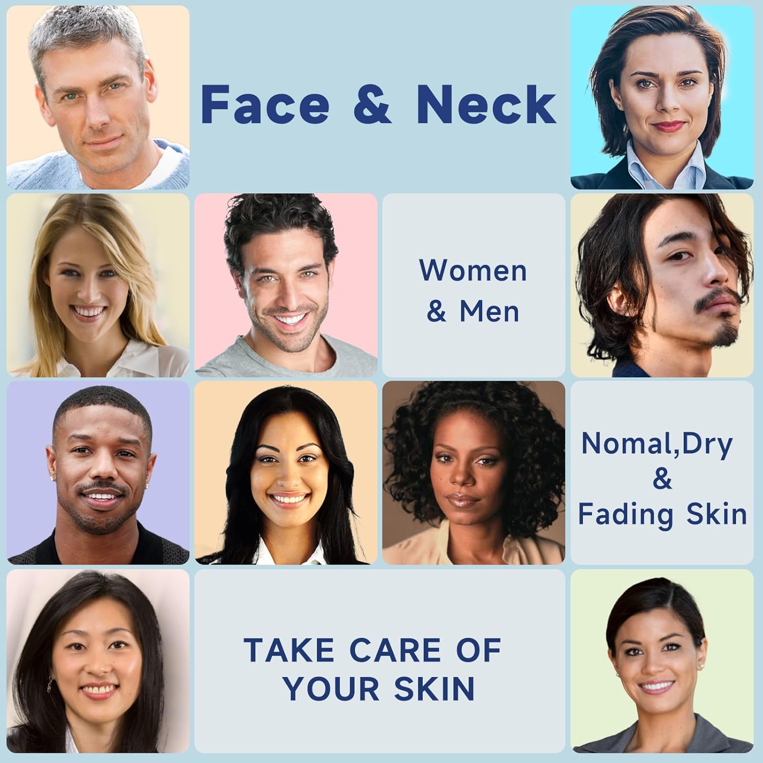 Ragkun Face Moisturizer Retinol Cream - Neck Collagen Creams for Tightening and Firming - Anti Aging Day & Night Facial Moisturizer for Women & Men, Tighten and Lift Wrinkle Cream - 1.7 Fl Oz