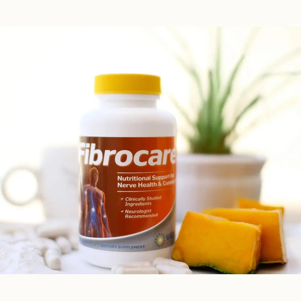 Vita Sciences FibroCare Fibromyalgia Supplement for Fast Repair Nerve Health. Natural R-ALA Form 40x Strength with Vitamins and Antioxidants to Renew and Revitalize Feet, Hands, Legs, and Toes. 60 Ct.