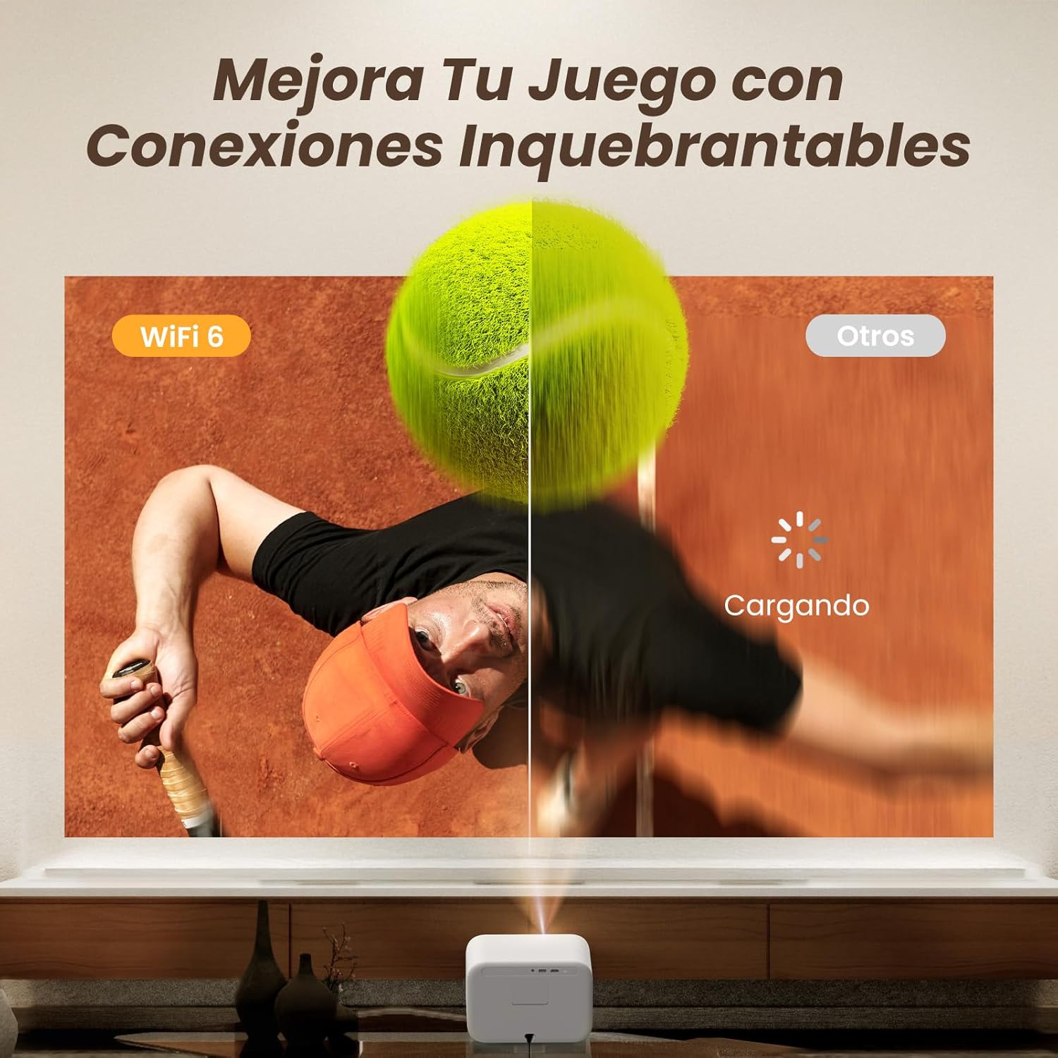 [Sound by JBL & 700 ANSI] Yaber 1080p FHD Video Projector WiFi 6 Bluetooth Mini Projector [Auto Focus Fluid], Portable Outdoor Video Projector, Overhead Projector for iPhone/HDMI/USB/PS5 – White