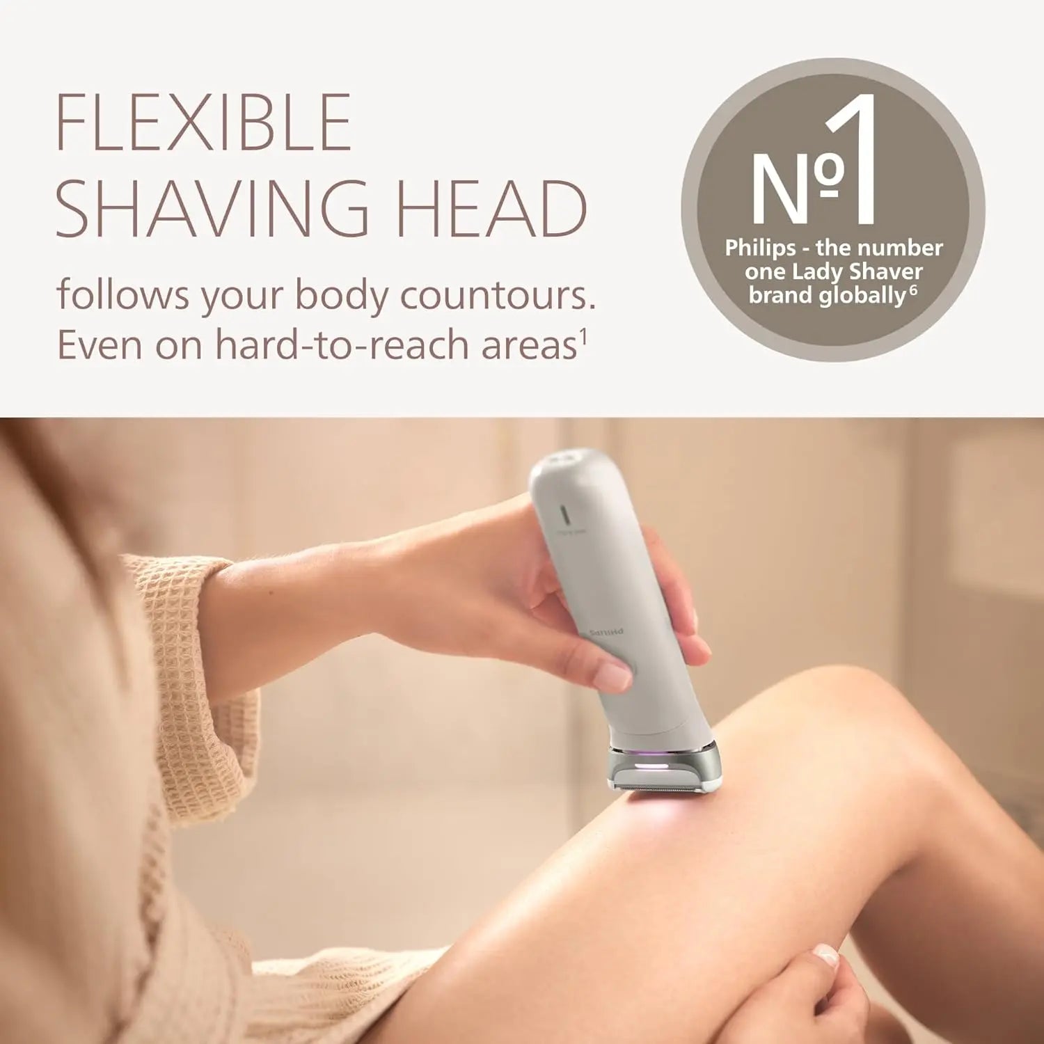 Philips Lady Electric Shaver Series 8000 for Women with Facial Hair Remover, Cordless, Wet & Dry with 5 Accessories (BRL159/00)