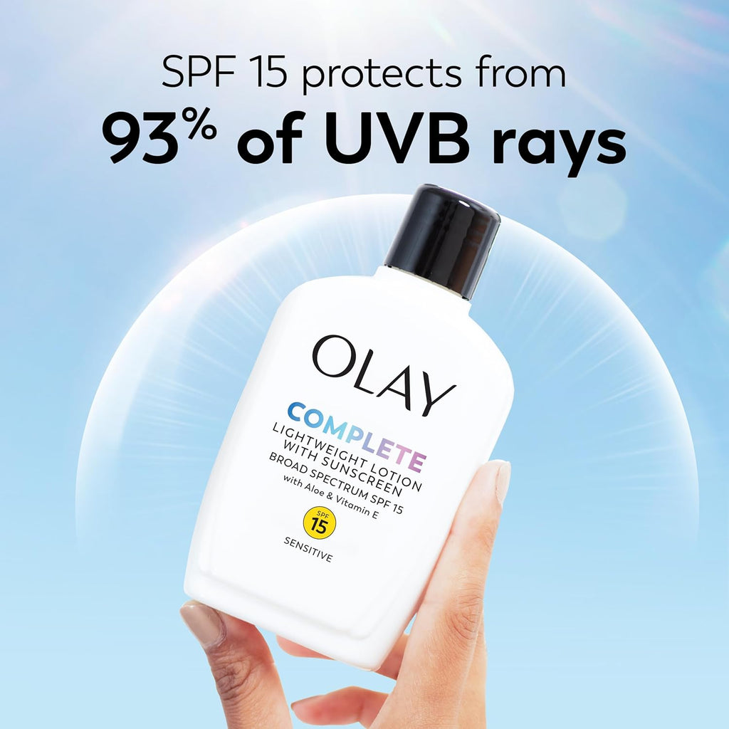 Olay Complete Lotion Moisturizer with SPF 15 Sensitive, 6.0 oz