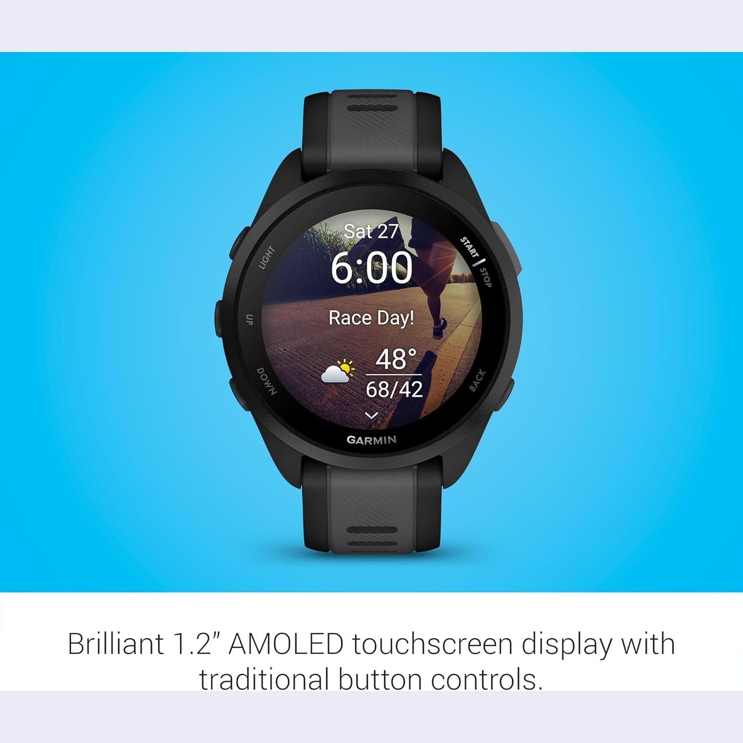 GARMIN FORERUNNER 165 BLACK/SLATE GREY