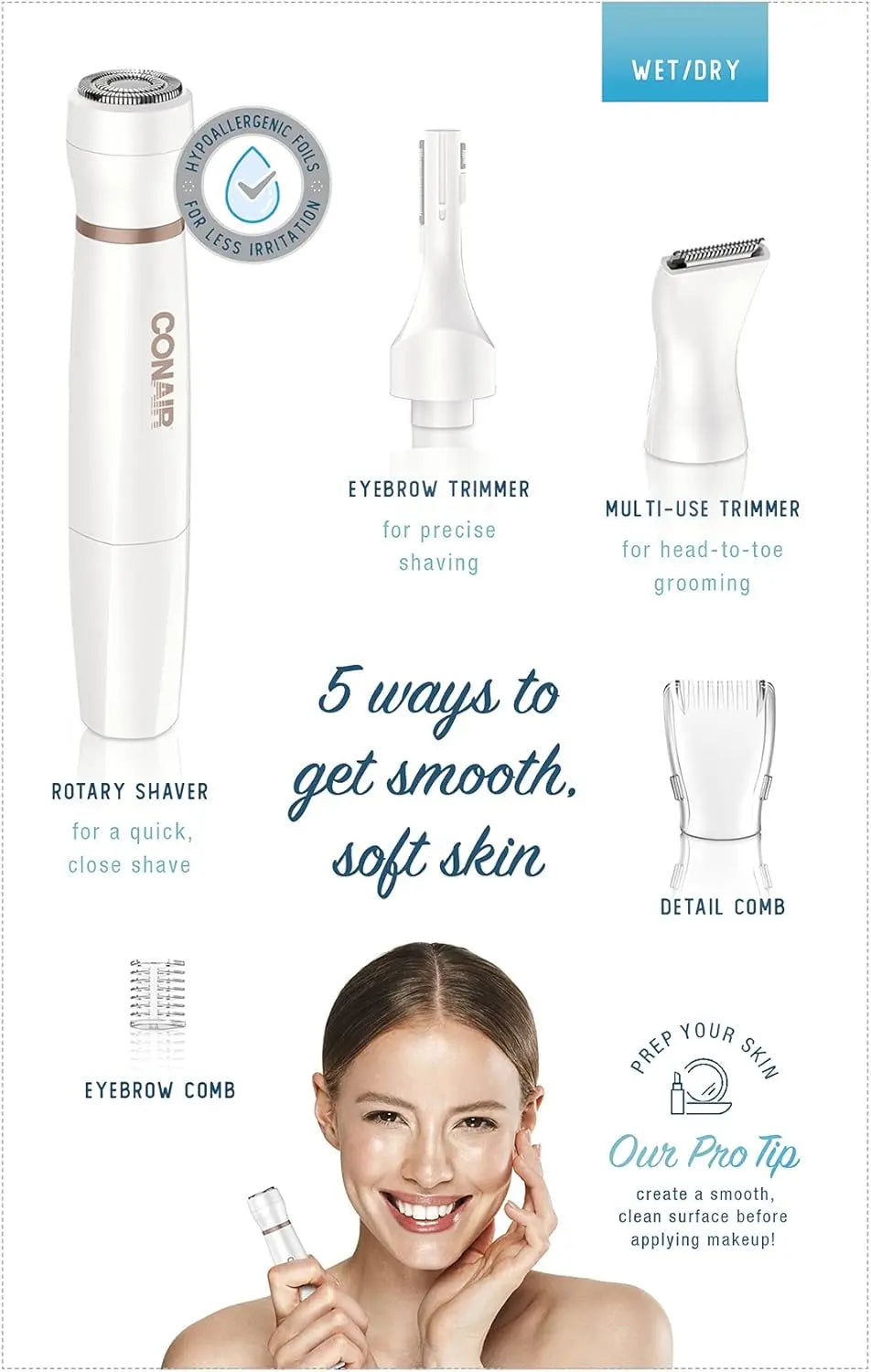Conair All-in-One Facial Hair T System