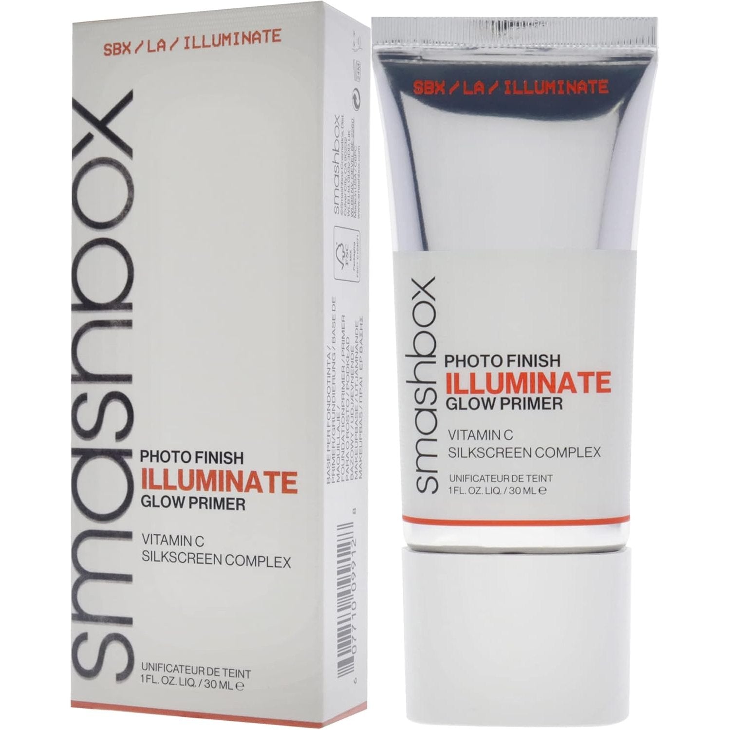 Smashbox Photo Finish Illuminate Glow Makeup Primer | Luminous, Long Lasting, Hydrating, Vegan + Cruelty Free, 1 Fl Oz