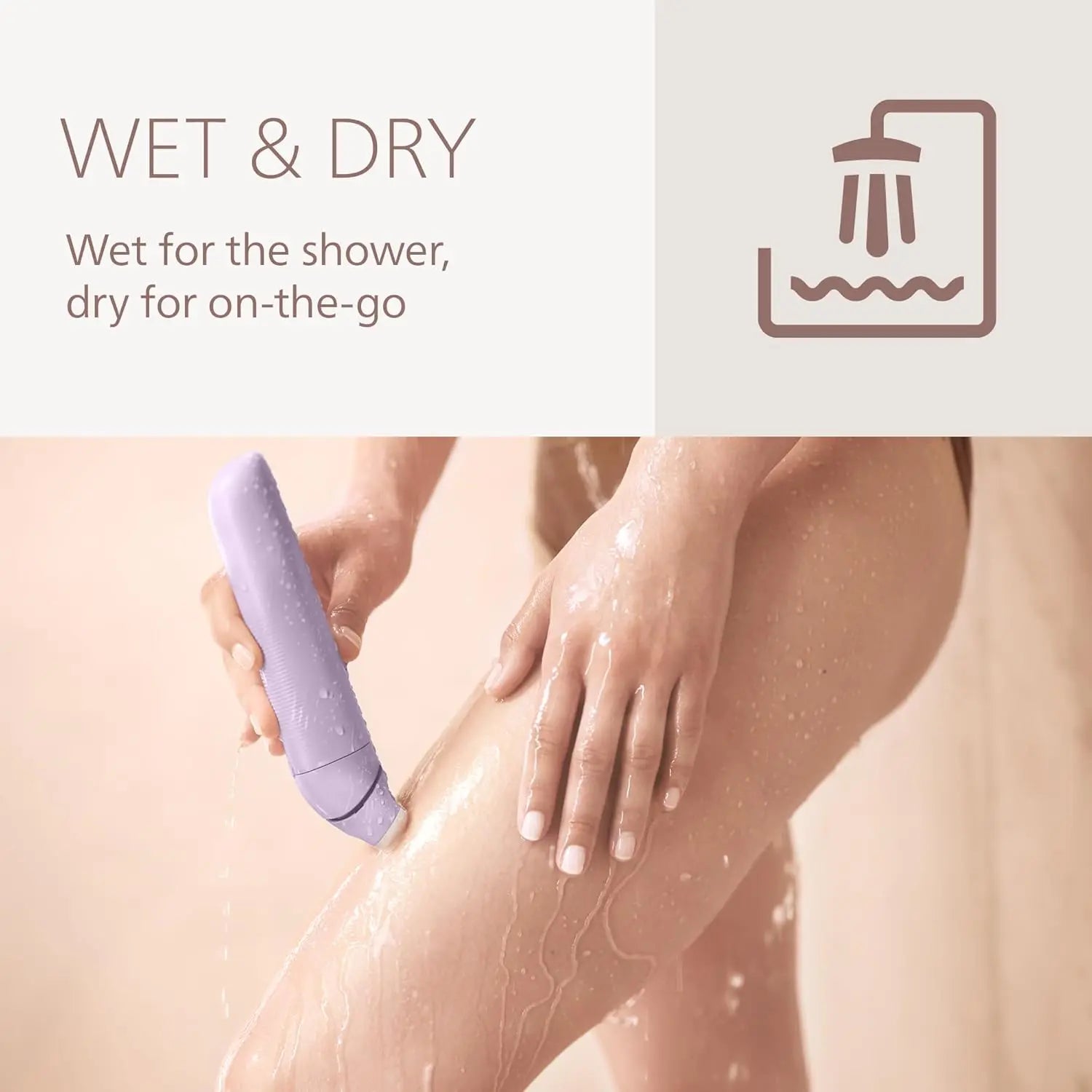Philips Lady Electric Shaver Series 8000 with Flex Head for Women, Cordless, Wet & Dry with 5 Accessories (BRL149/00)
