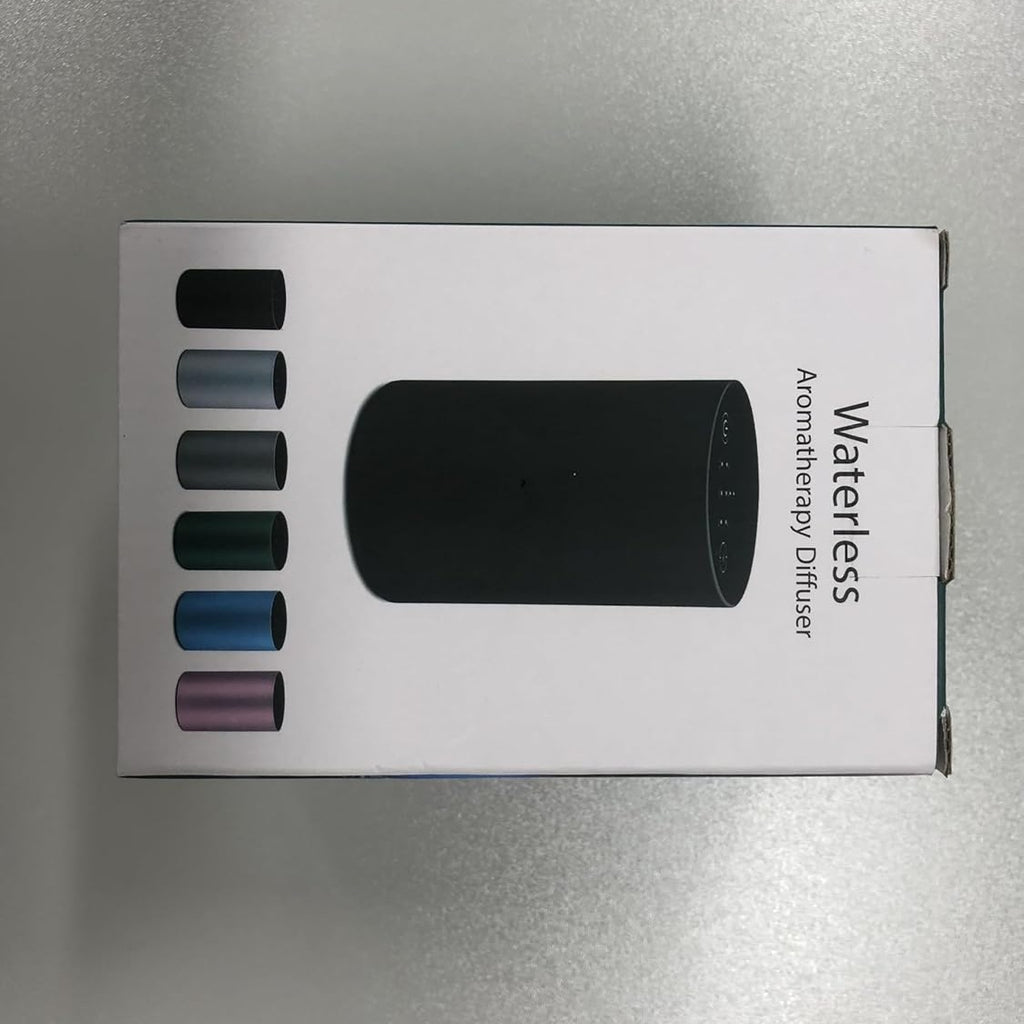 Wasserloser Diffusor, Aromatherapie Zerstäubungsdiffusor, 10/30/90s Sprüheinstellung, Timer & Ätherisches Öl Diffusor Batteriebetrieben Hält 10 h, Super Leise und dichter Nebel für Auto,Raum,Büro