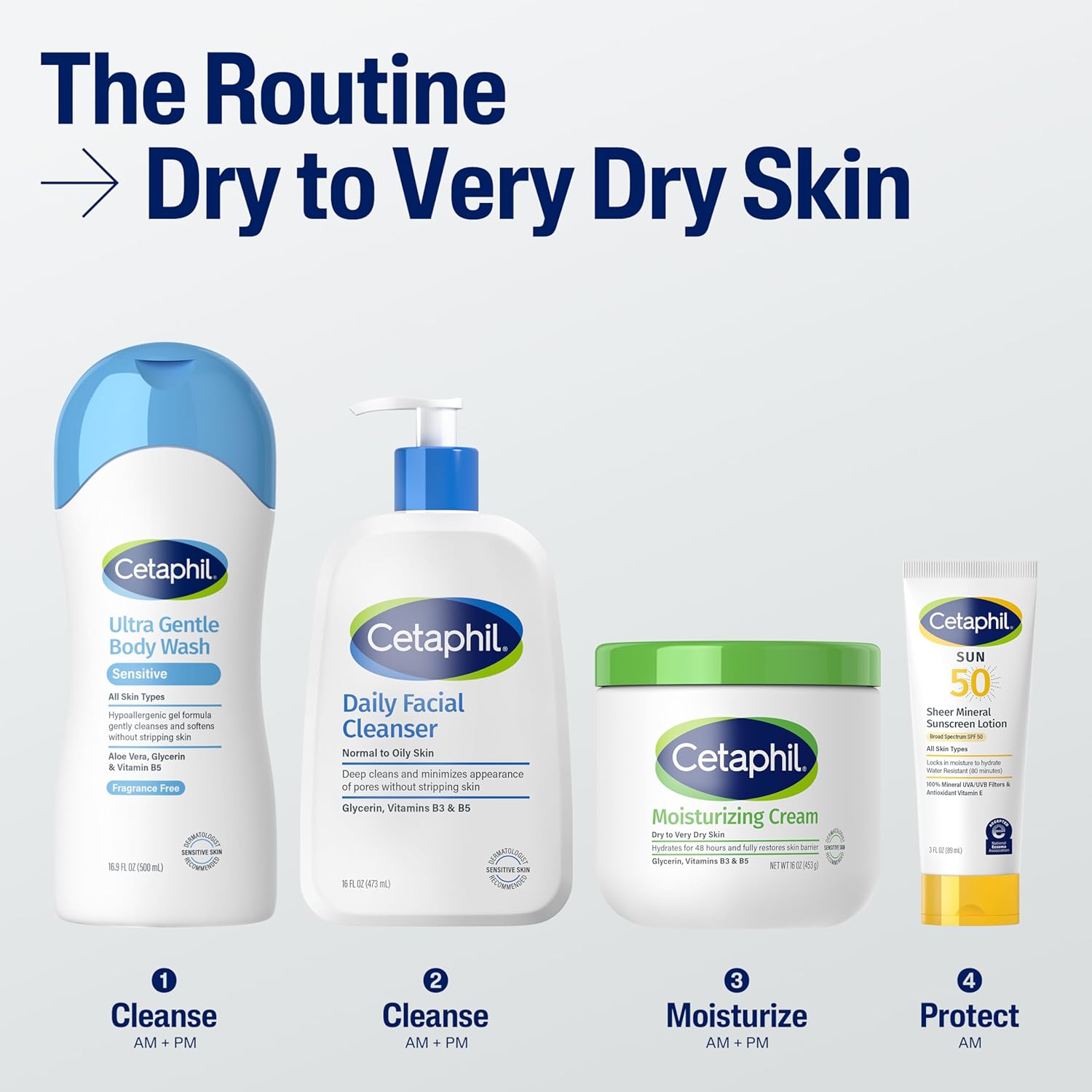 Cetaphil Moisturizing Cream 566g Dry to Very Dry Skin