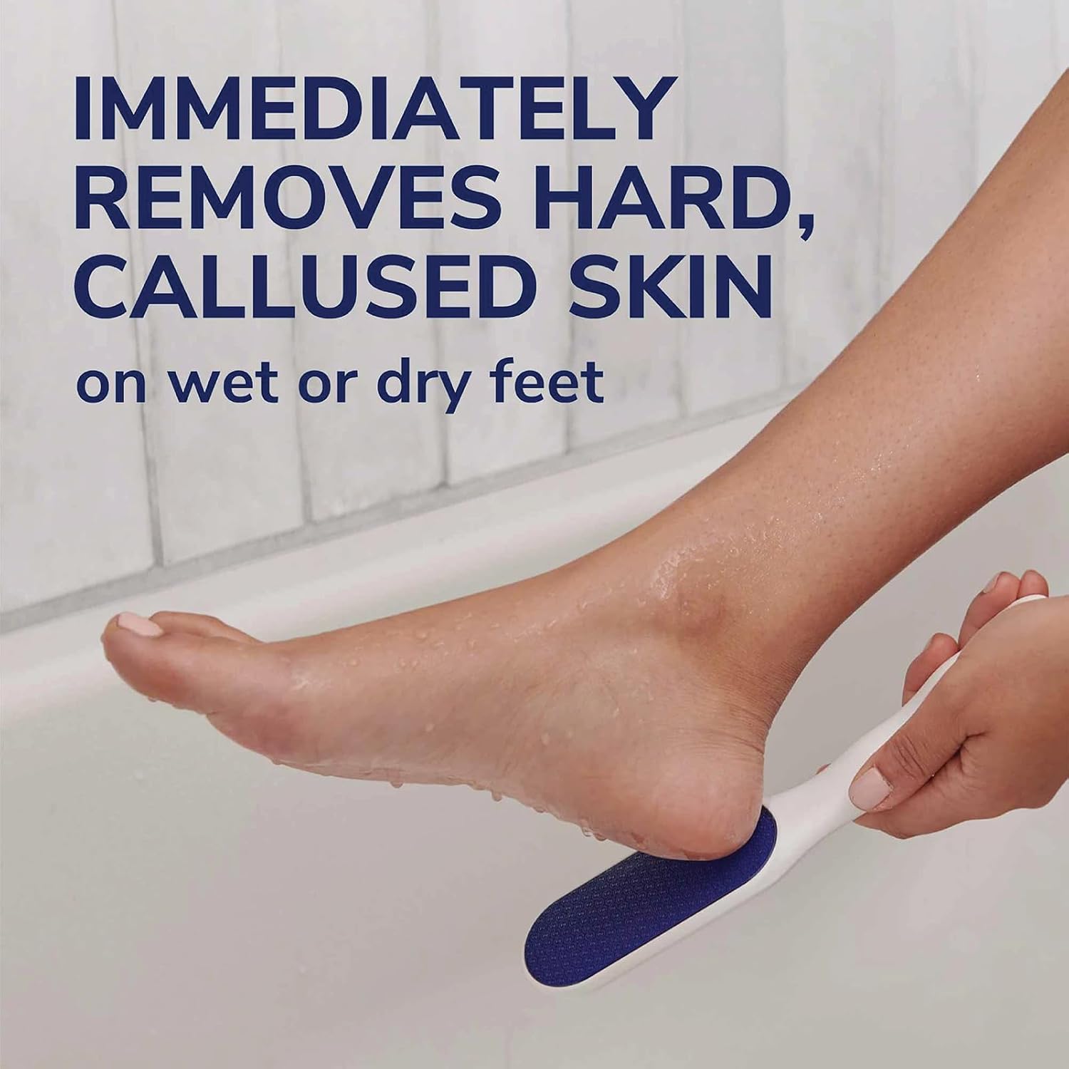 Dr. Scholl's Hard Skin Remover Nano Glass Foot File - Callus Remover, Foot Scrubber
